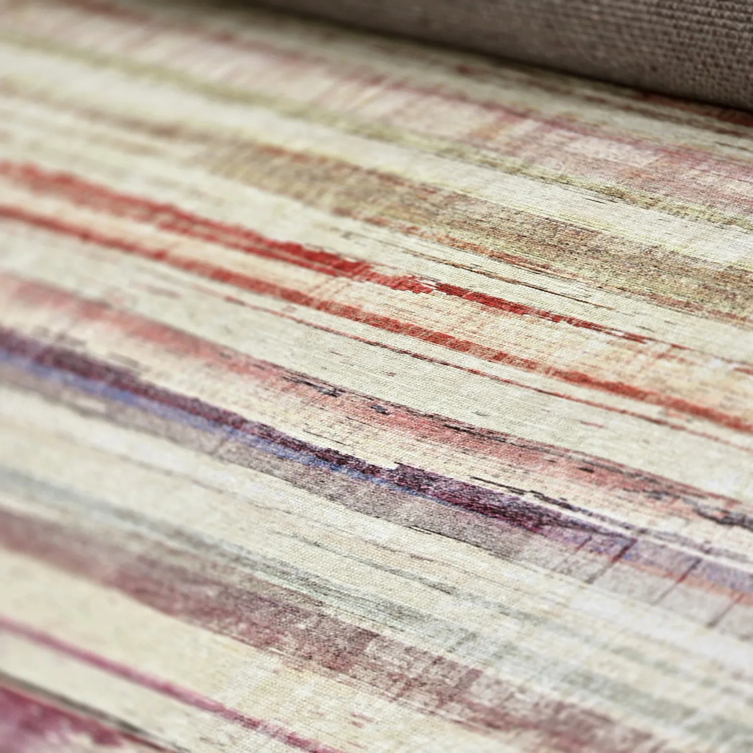 Vlakgeweven vloerkleed - Delara (beige/multi)