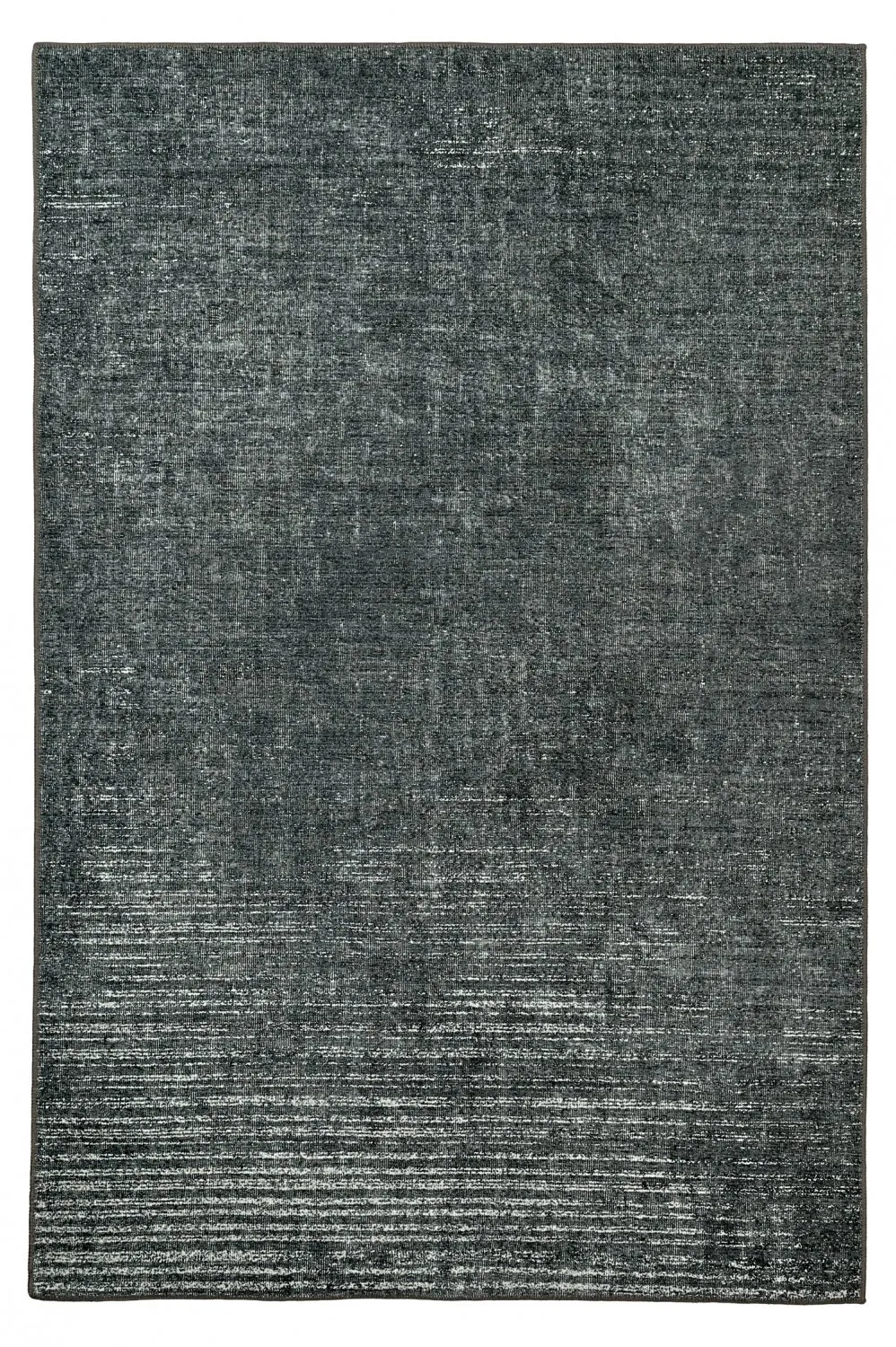 Vlakgeweven vloerkleed - Elarion (zwart)