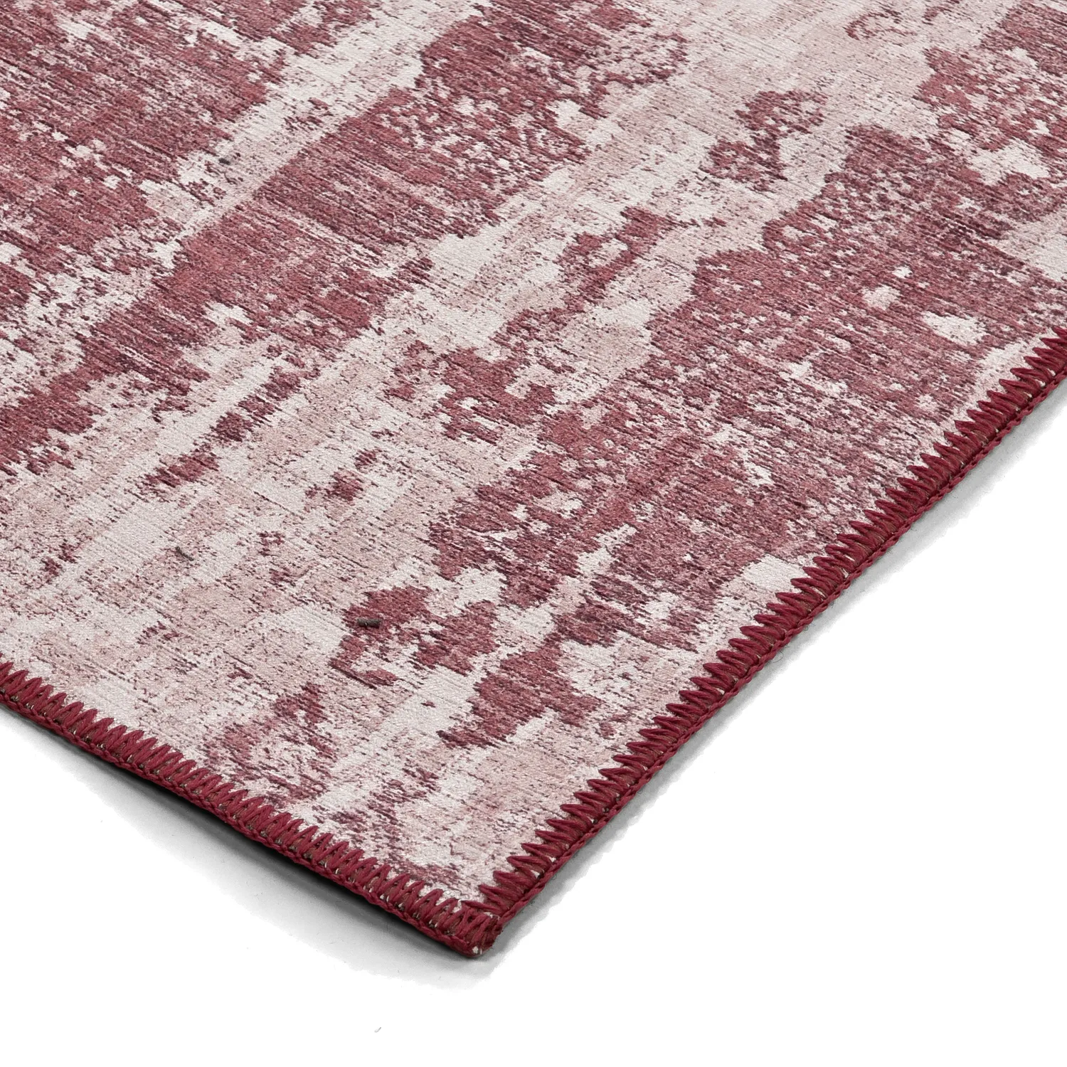 Vlakgeweven vloerkleed - Elira (rood)