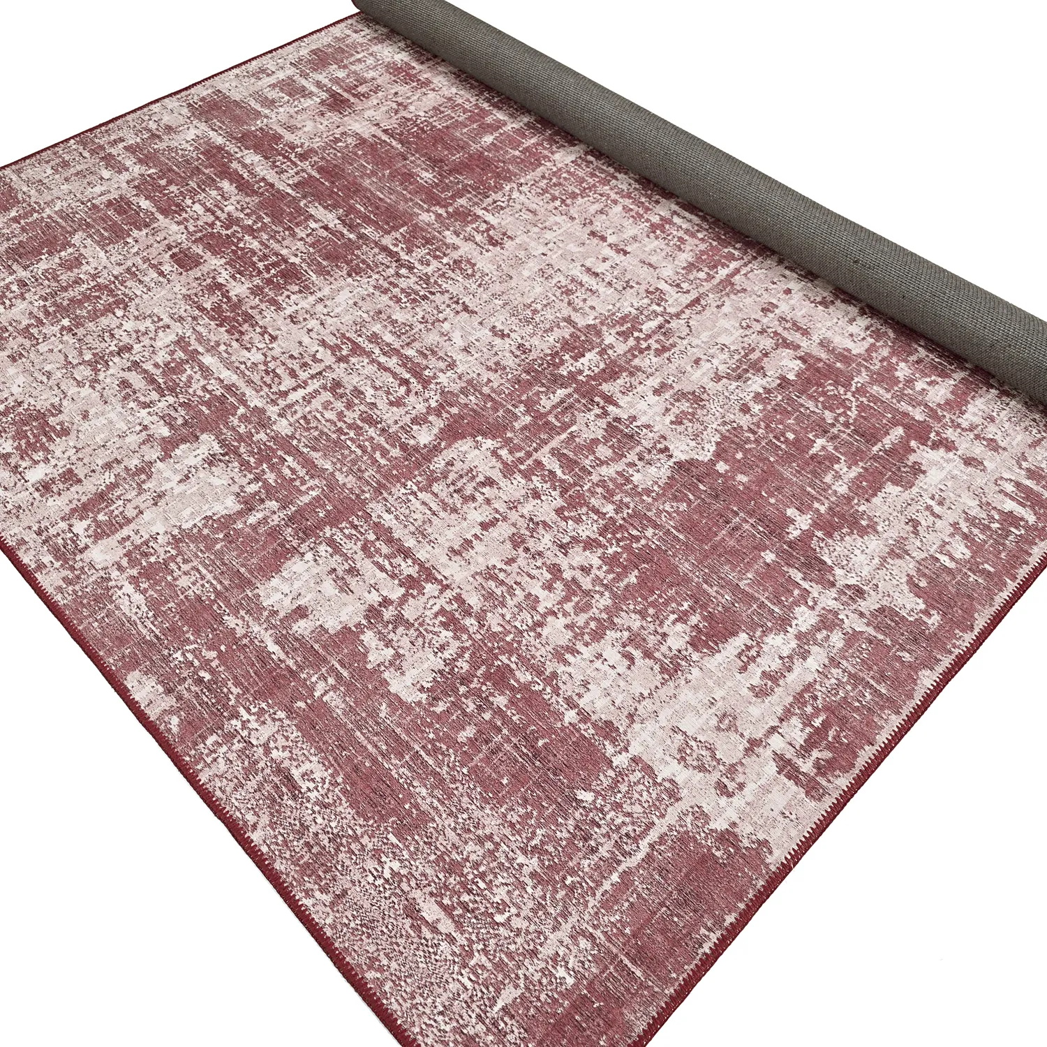 Vlakgeweven vloerkleed - Elira (rood)