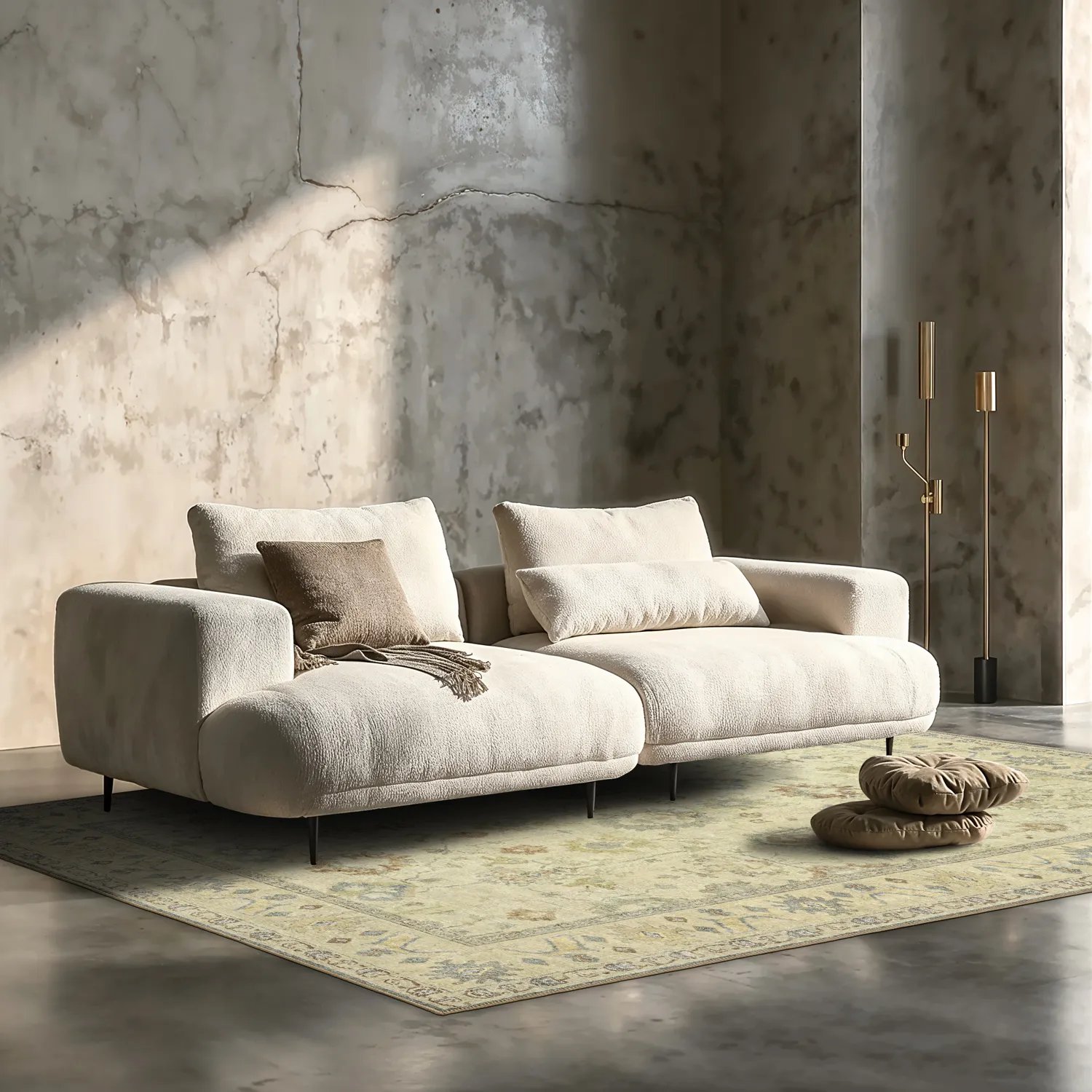 Vlakgeweven vloerkleed - Linaar (room)