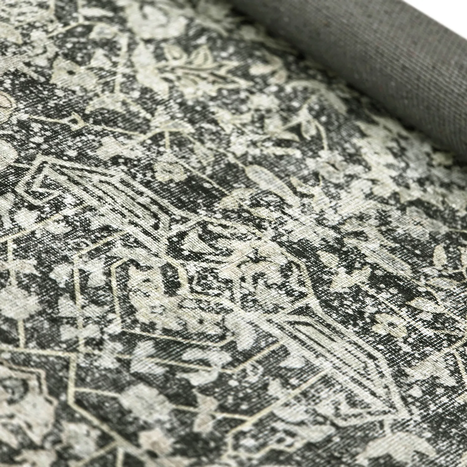 Vlakgeweven vloerkleed - Meralis (zwart)