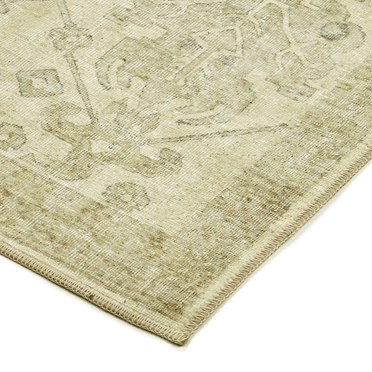 Vlakgeweven vloerkleed - Noura (beige)