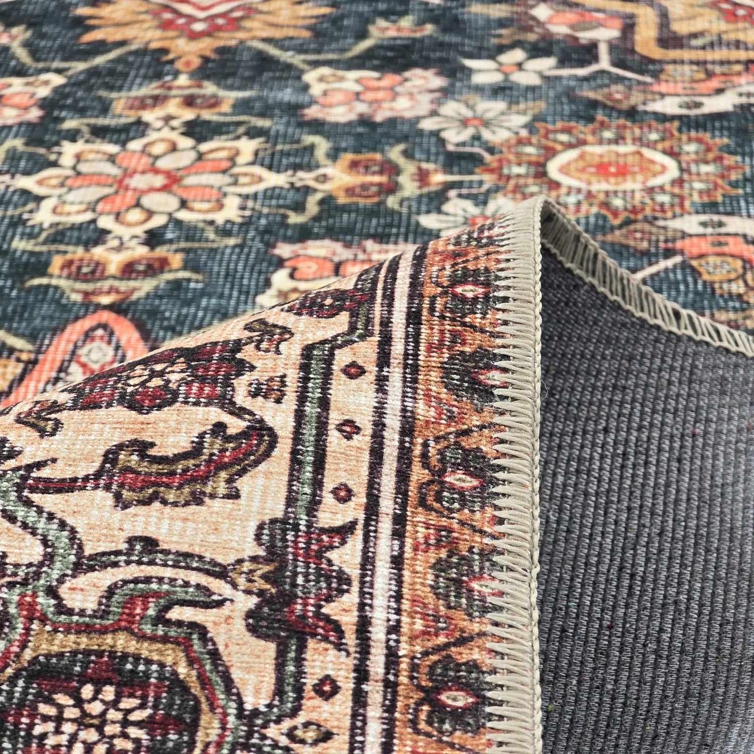 Vlakgeweven vloerkleed - Samaria (rood)