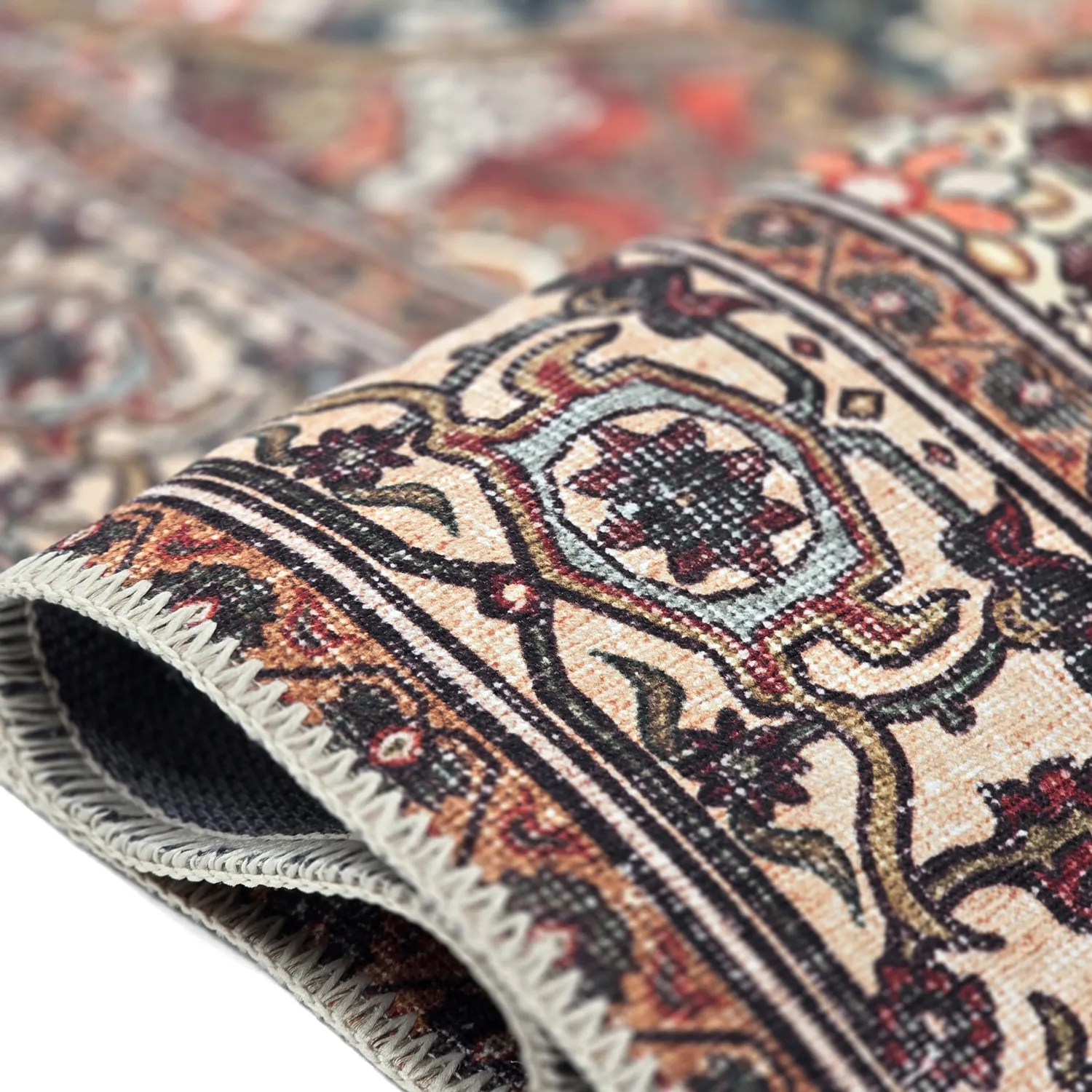 Vlakgeweven vloerkleed - Samaria (rood)