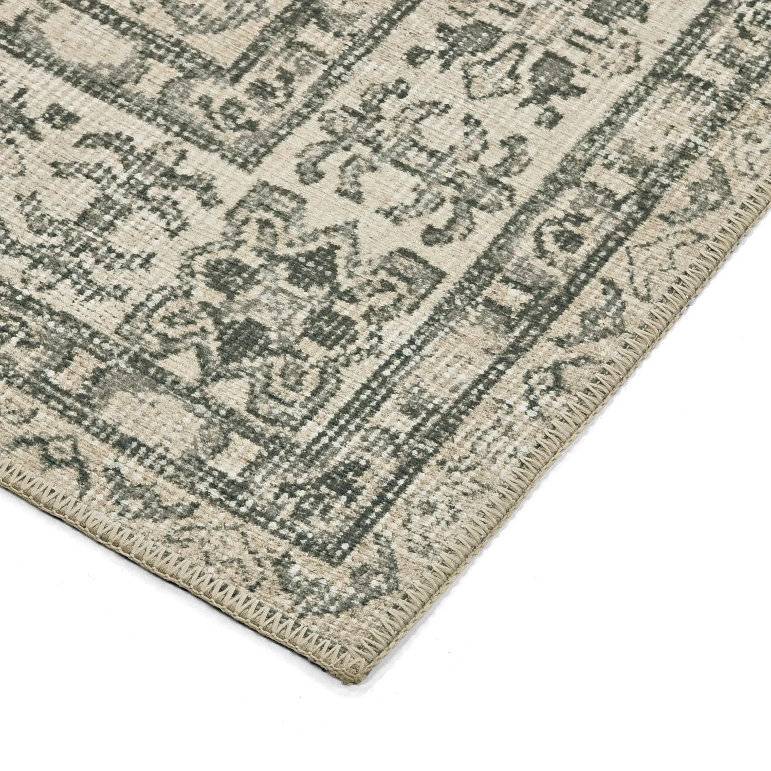 Vlakgeweven vloerkleed - Zuleina (groente)