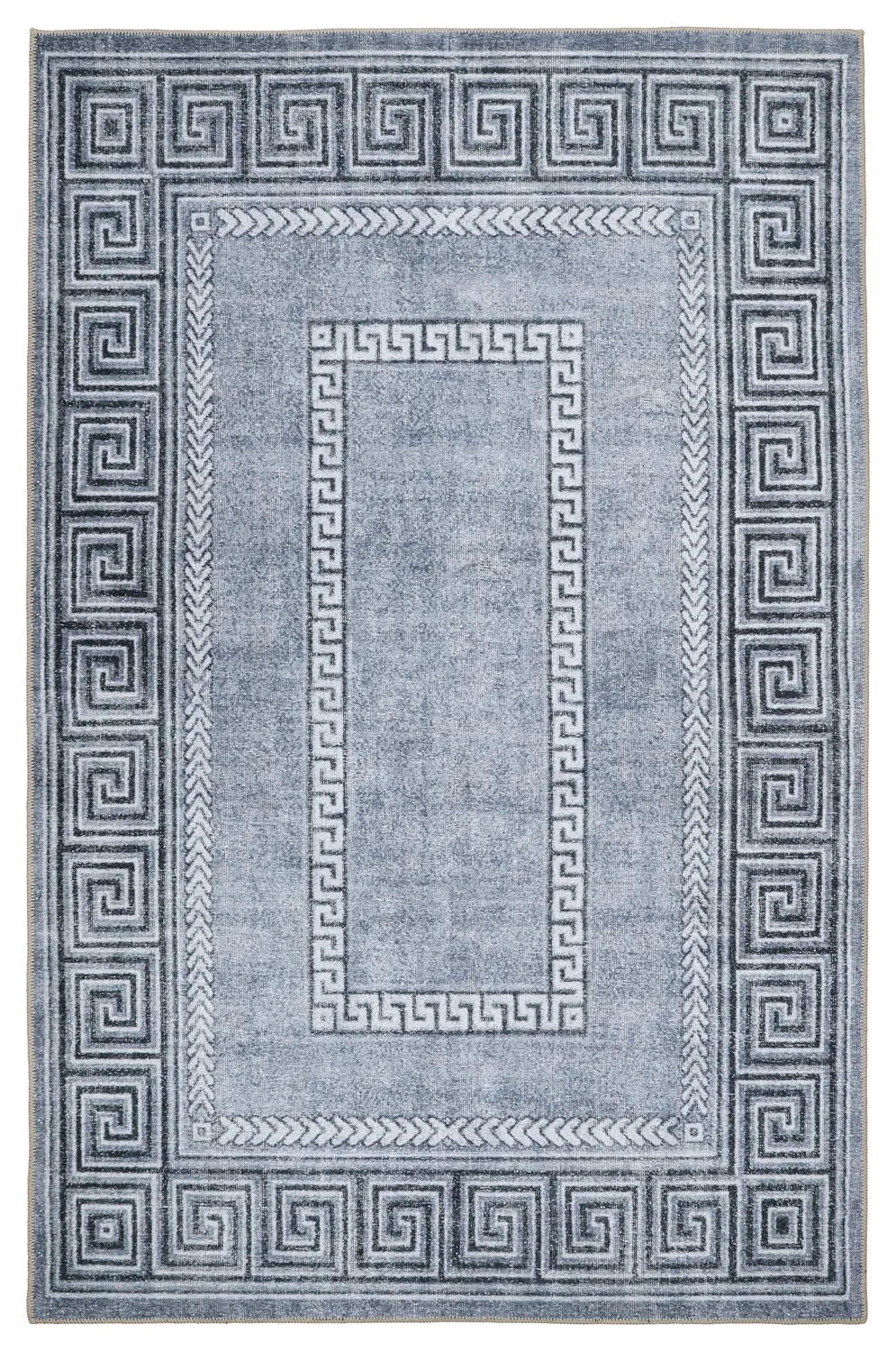 Vlakgeweven vloerkleed - Ankara Versace (grijs)