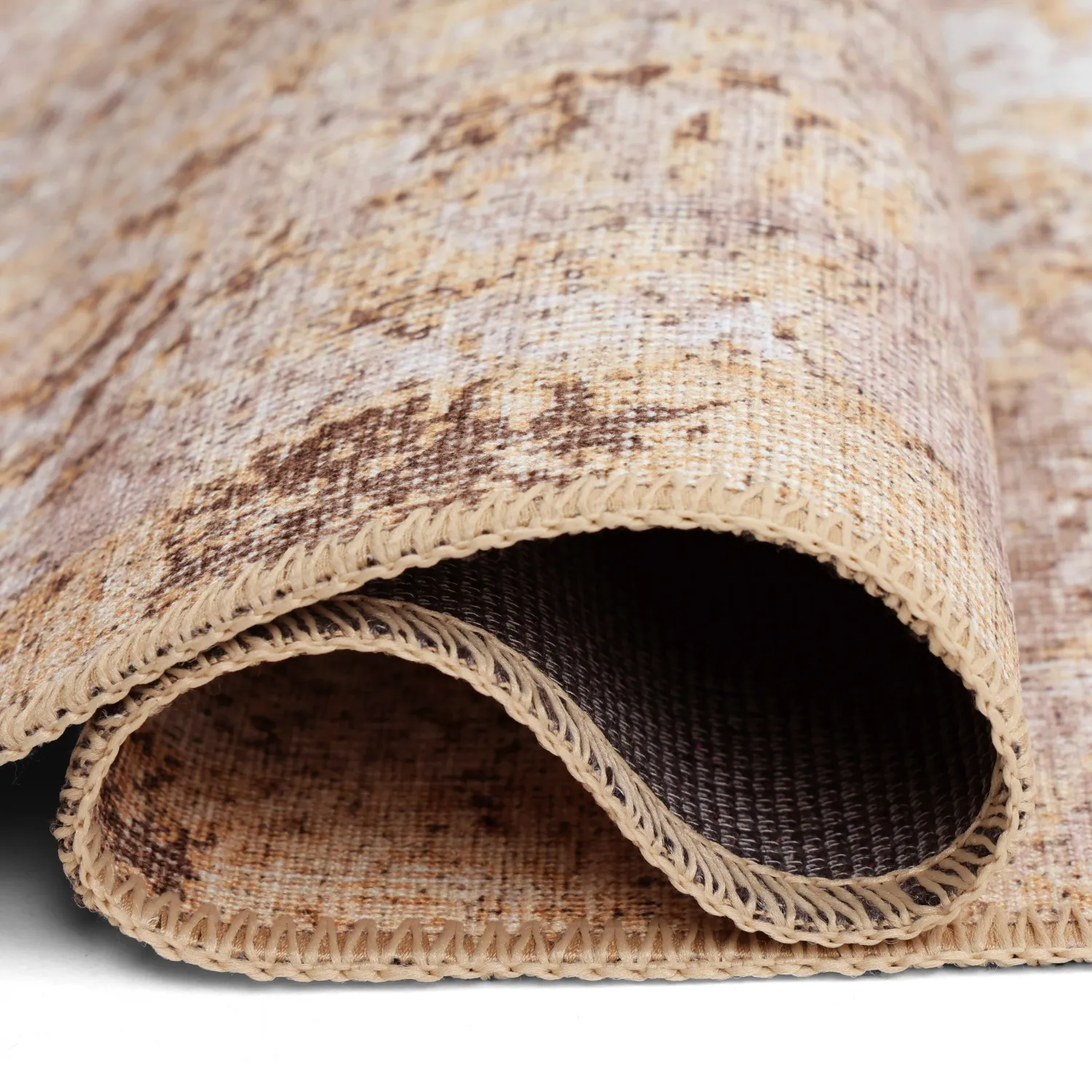 Vlakgeweven vloerkleed - Denizli (beige)