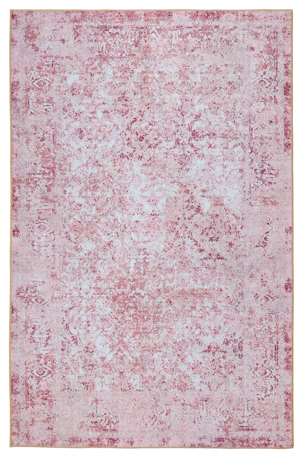 Vlakgeweven vloerkleed - Denizli (roze)