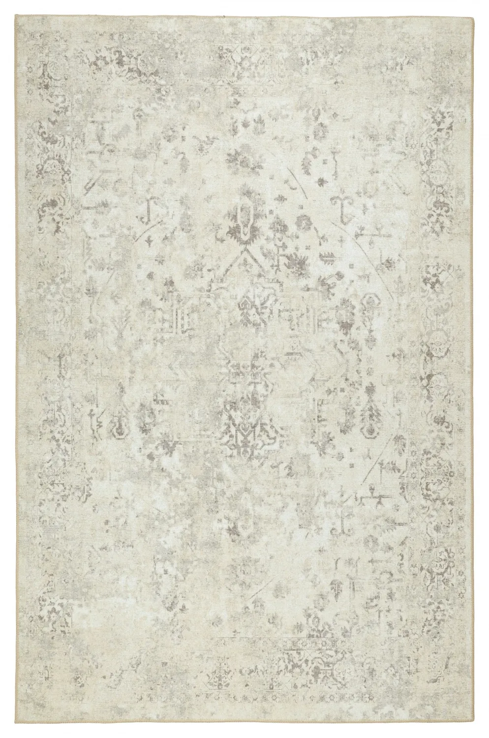Vlakgeweven vloerkleed - Mateur (beige)