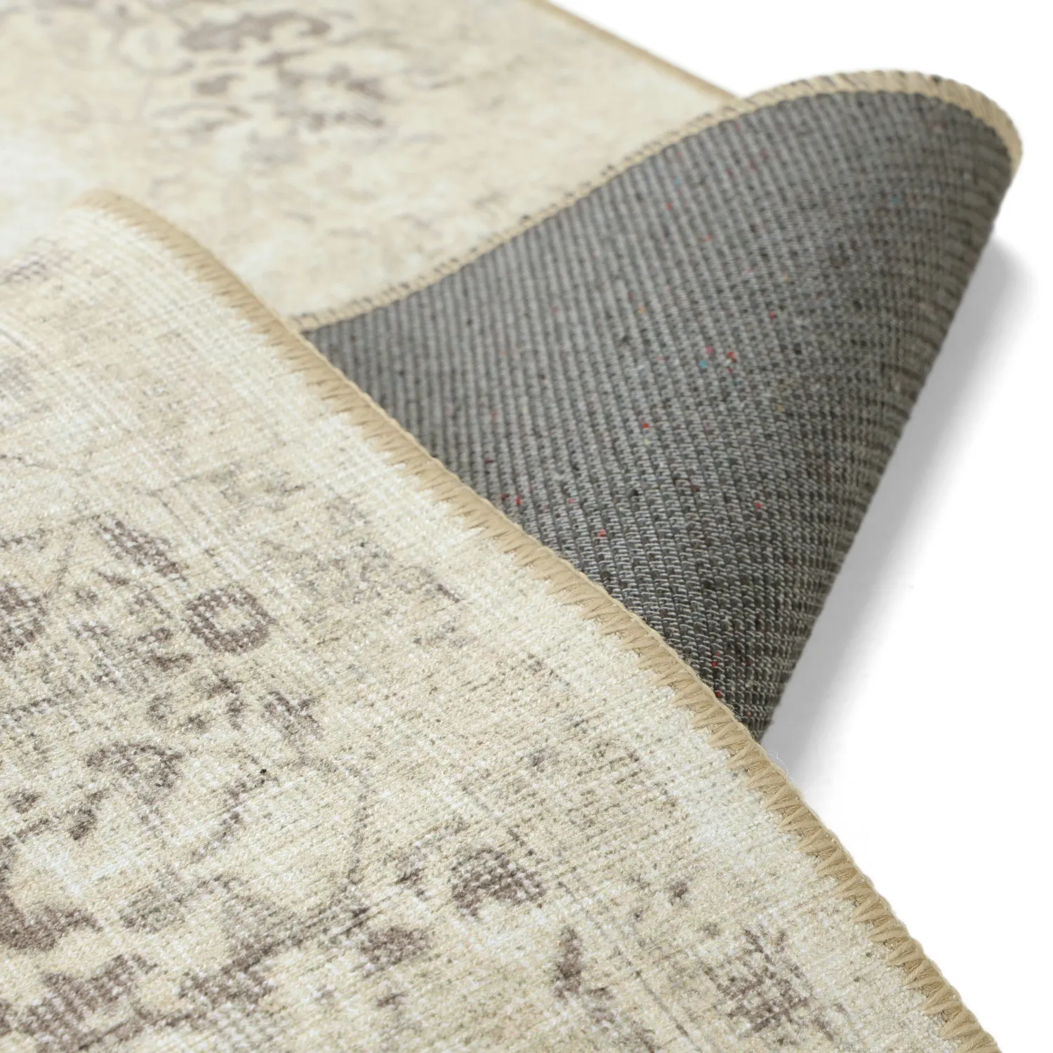 Vlakgeweven vloerkleed - Mateur (beige)
