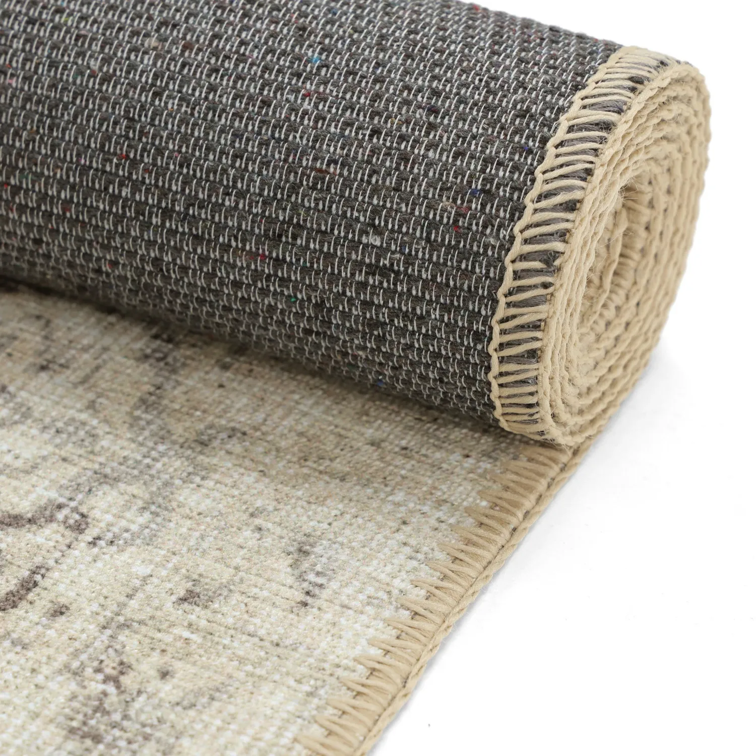 Vlakgeweven vloerkleed - Mateur (beige)
