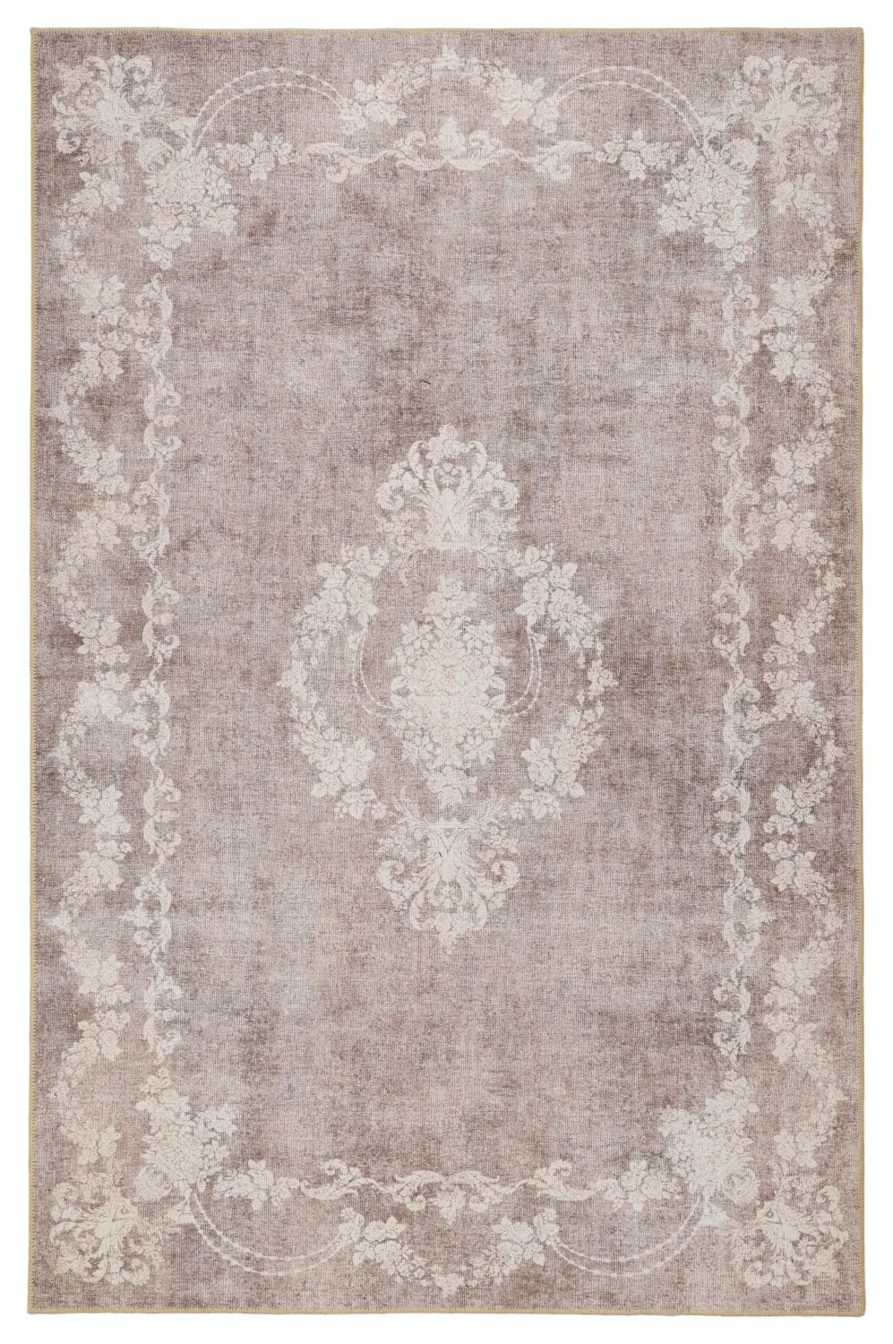 Vlakgeweven vloerkleed - Taknis (beige)