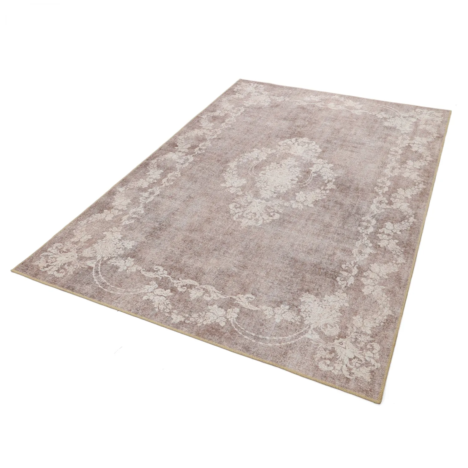 Vlakgeweven vloerkleed - Taknis (beige)
