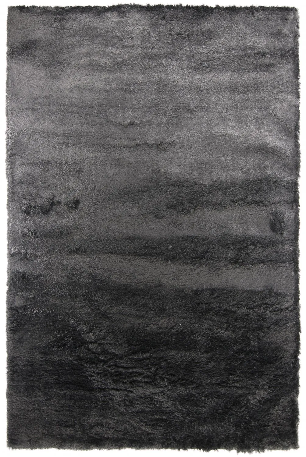 Hoogpolig vloerkleed - Kanvas (antraciet)