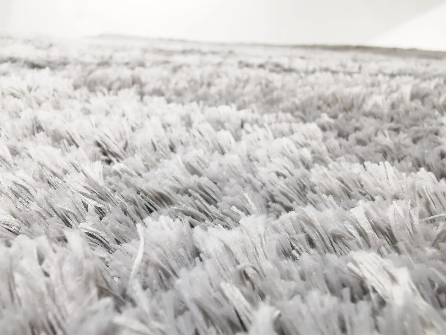 Hoogpolig vloerkleed - Kanvas (grijs)