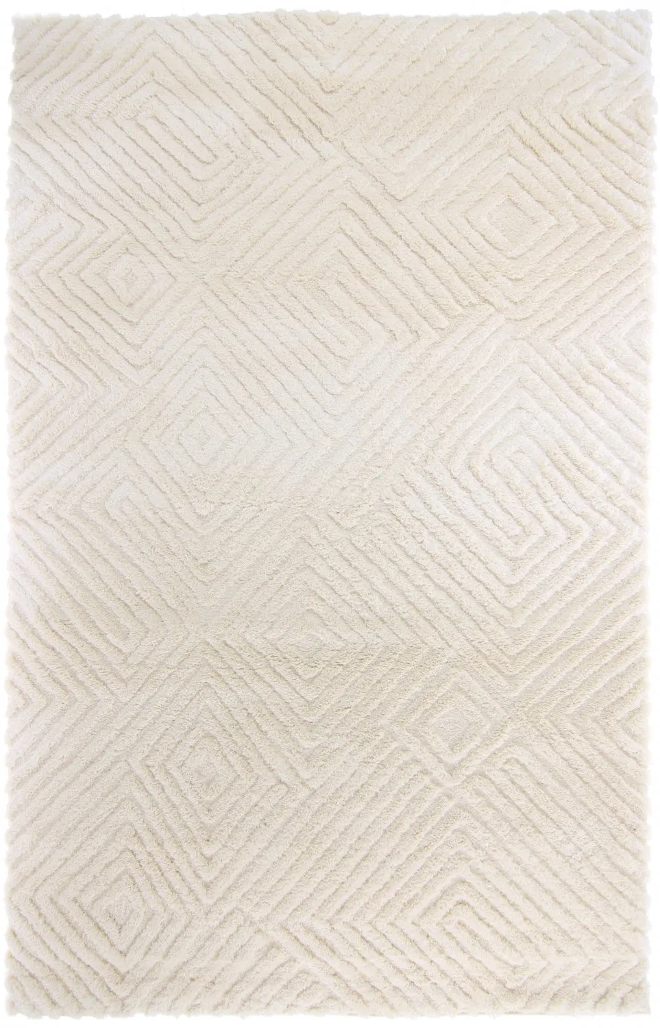 Hoogpolig vloerkleed - Monti (offwhite)