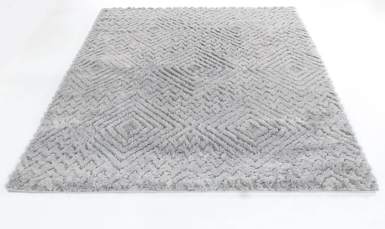 Hoogpolig vloerkleed - Stettin (grijs)