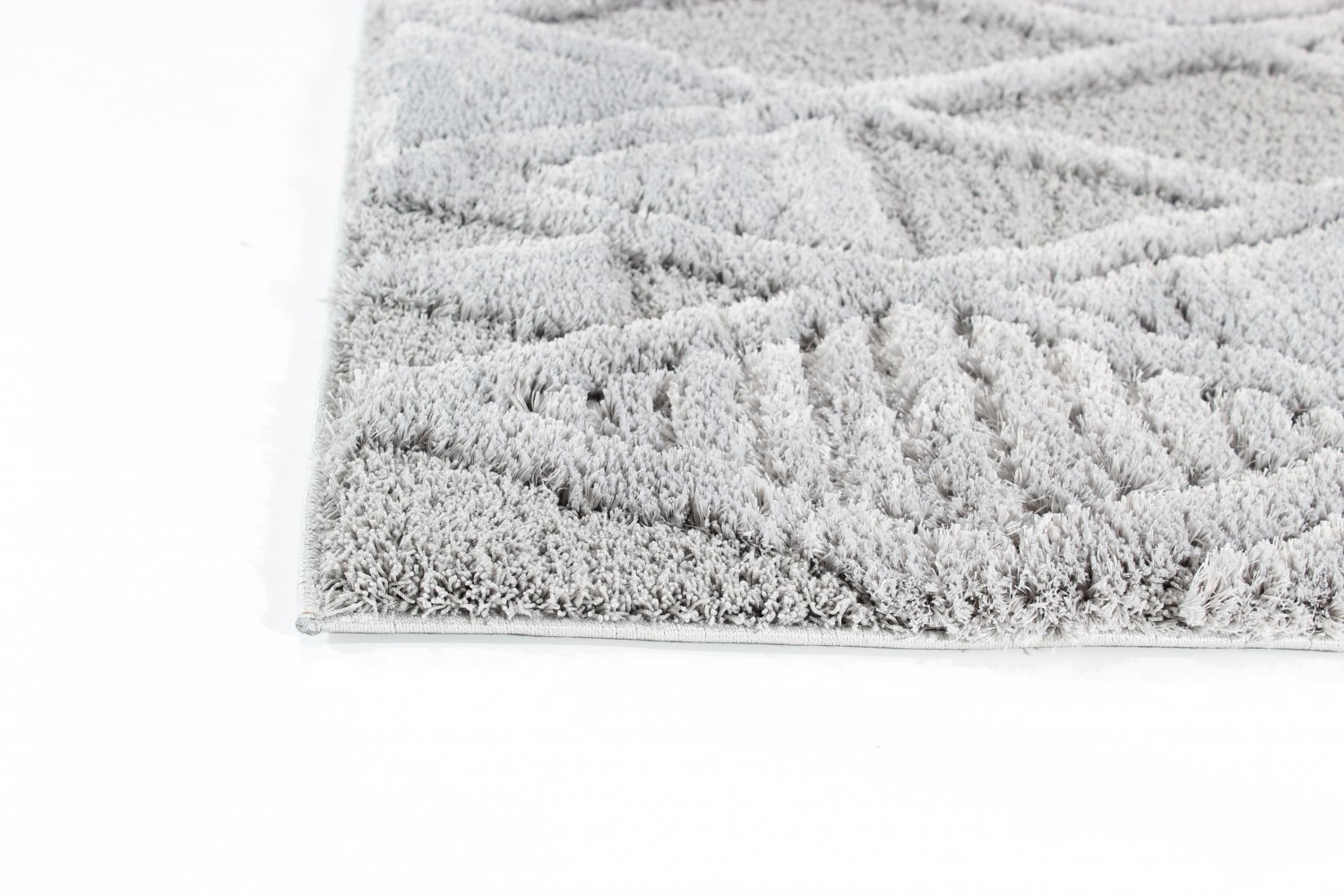 Hoogpolig vloerkleed - Rostock (grijs)