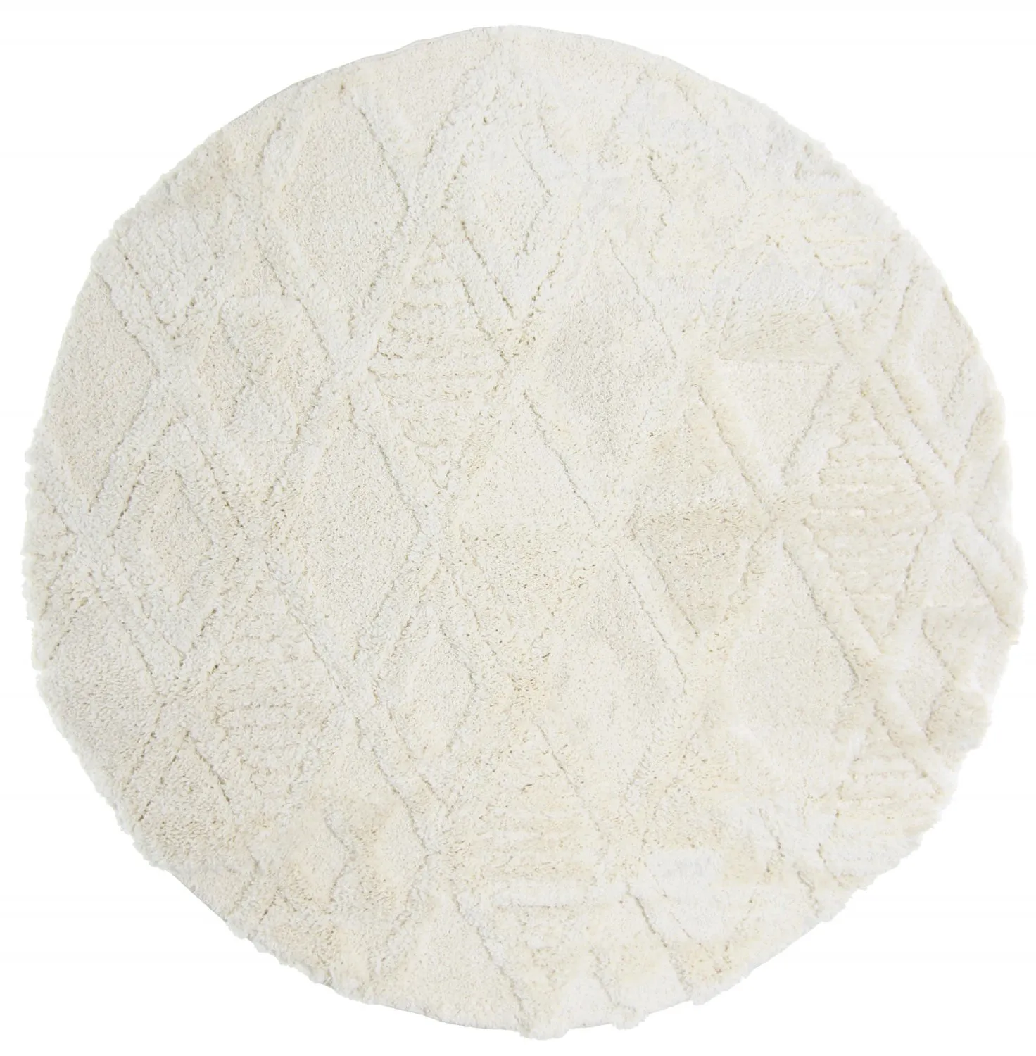 Ronde vloerkleden - Rostock (offwhite)