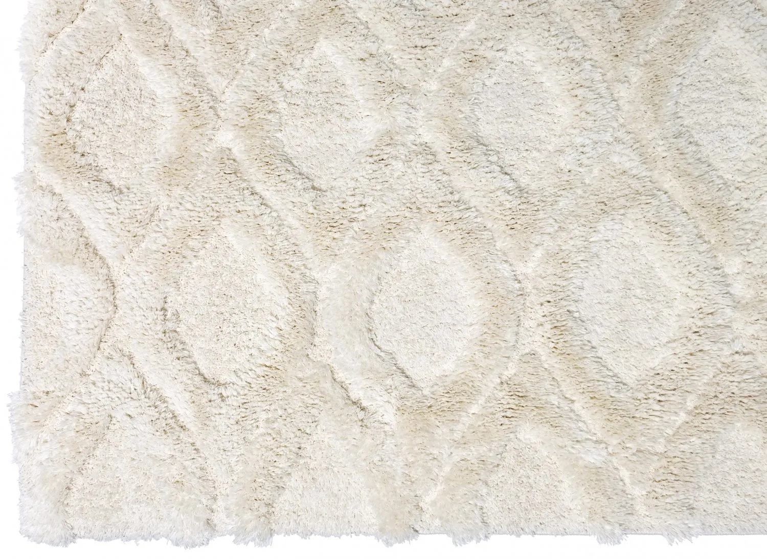 Hoogpolig vloerkleed - Everett (offwhite)