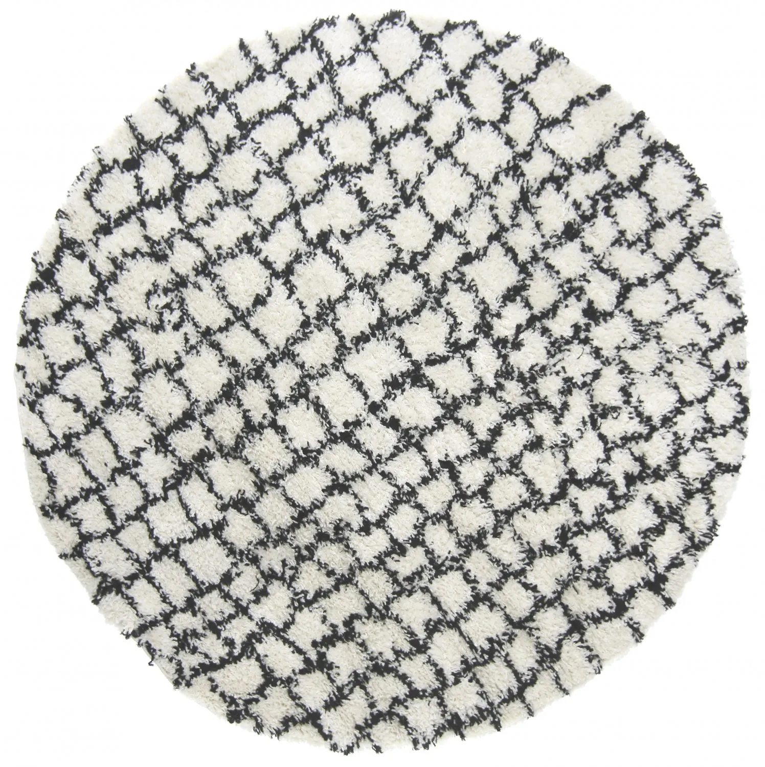 Ronde vloerkleden - Taverna (zwart/wit)