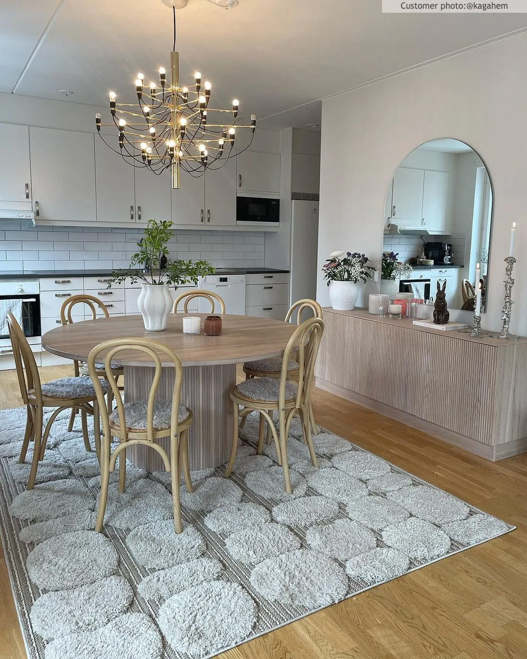 Hoogpolig vloerkleed - Fondi (beige)