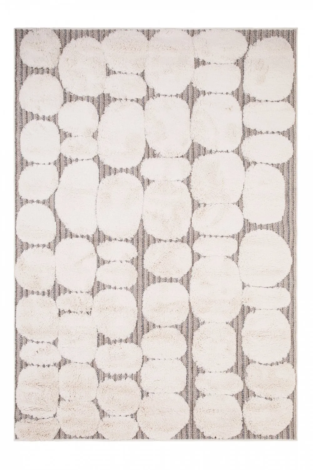 Hoogpolig vloerkleed - Fondi (grijs)