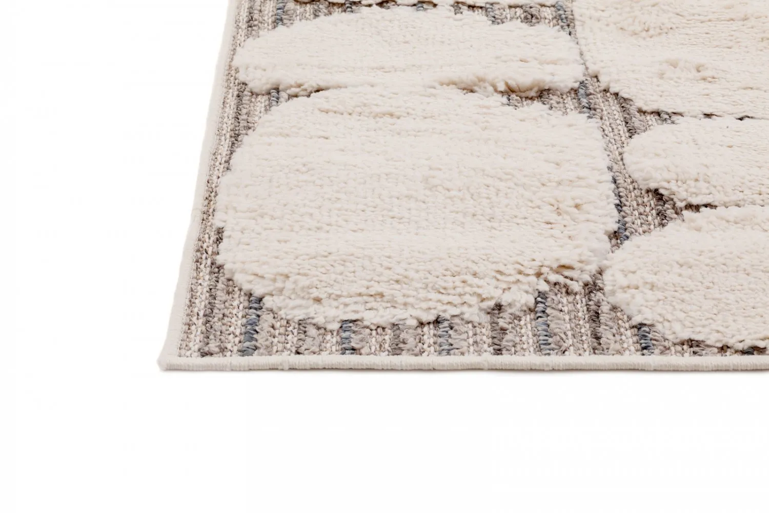 Hoogpolig vloerkleed - Fondi (grijs)