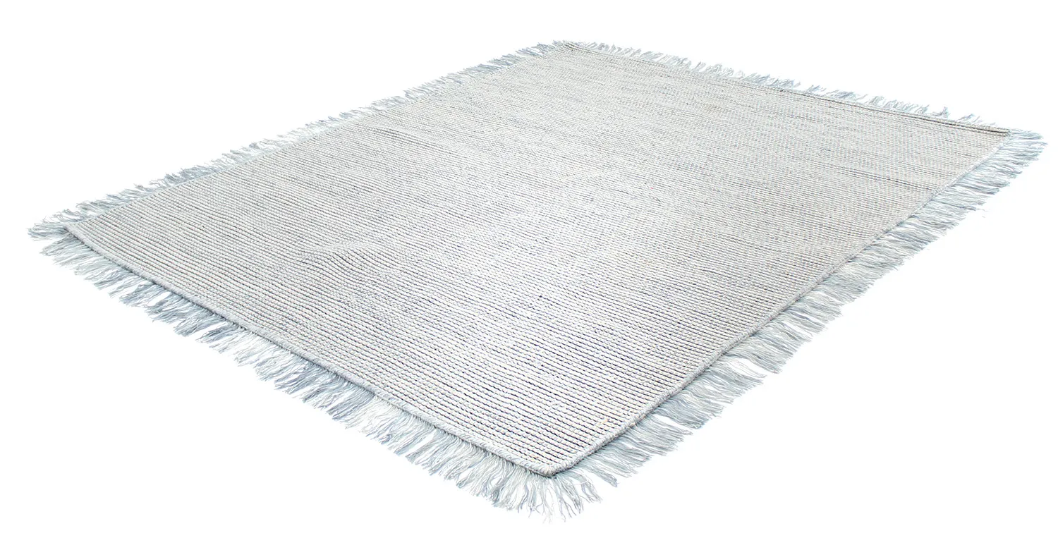 Wollen-vloerkleed - Pike (blauw)