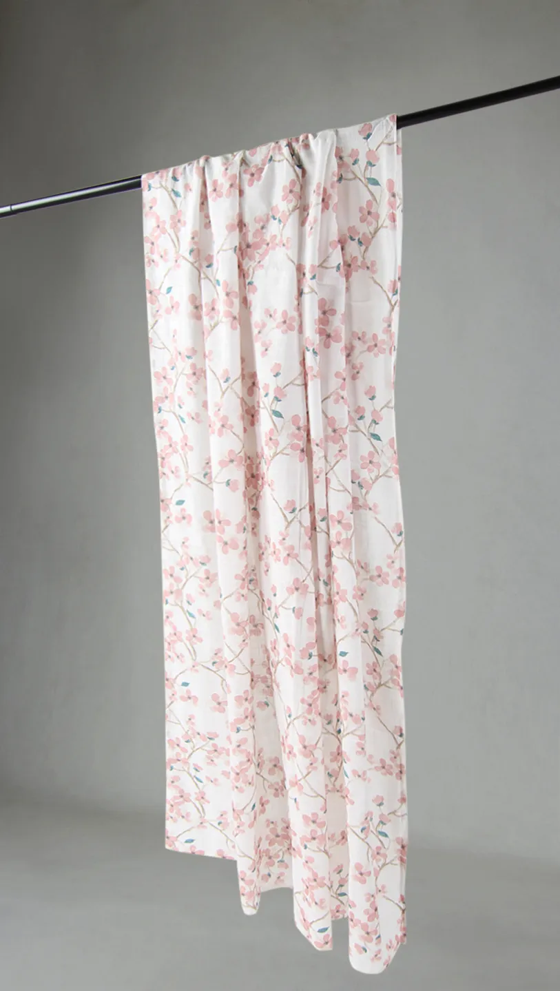 Gordijnen - Katoenen gordijn - Pia-Li (roze)