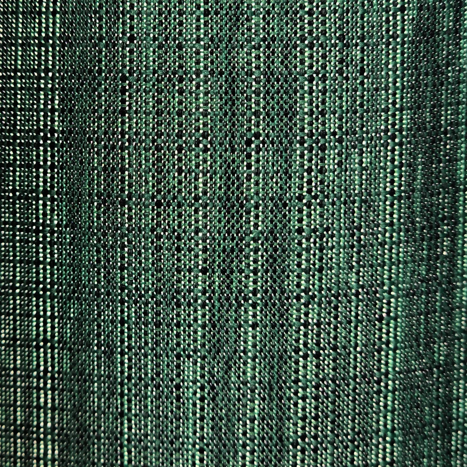 Gordijnen - Gordijn met linnenimitatie Andrada (donkergroen)