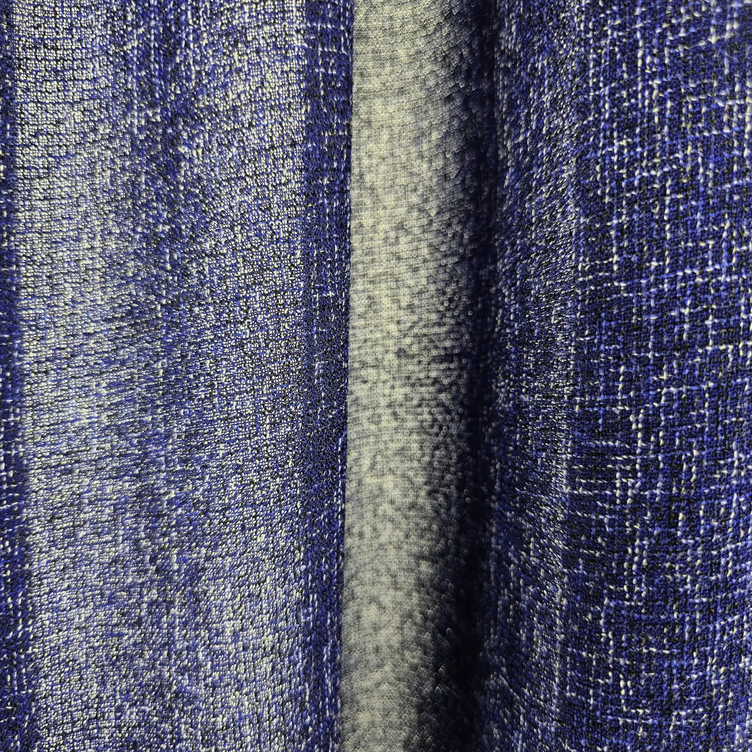 Gordijnen - Linnen gordijnen Cosmina (blauw)