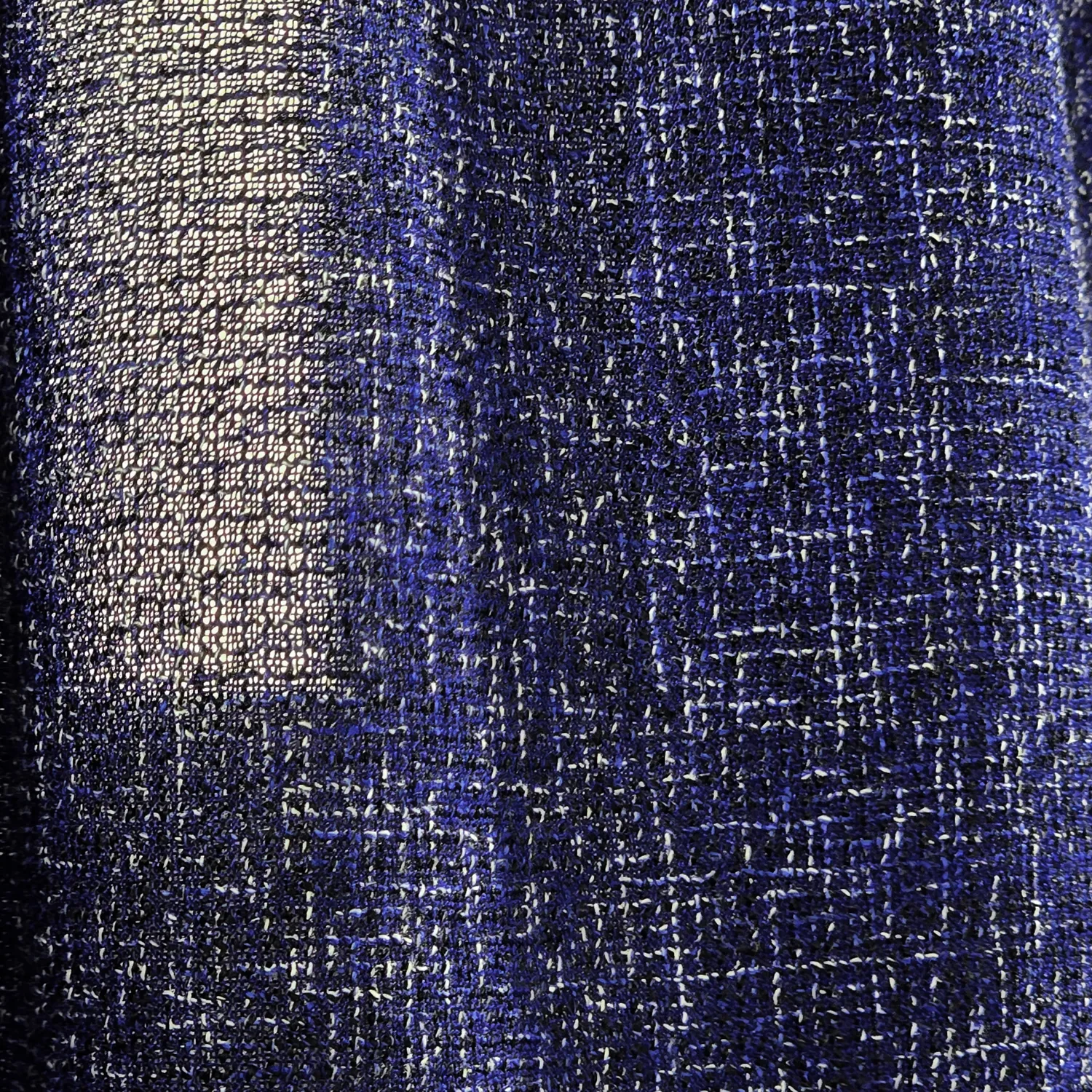 Gordijnen - Linnen gordijnen Cosmina (blauw)