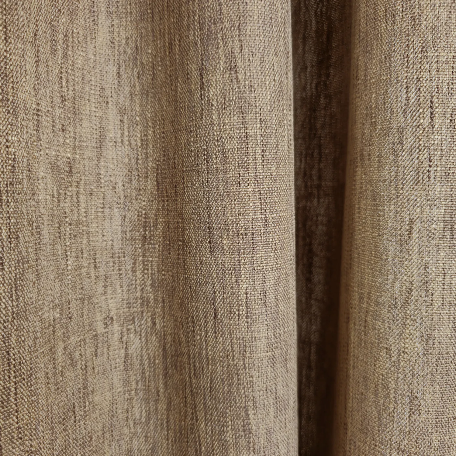 Gordijnen - Linnen gordijnen Melania (bruin)