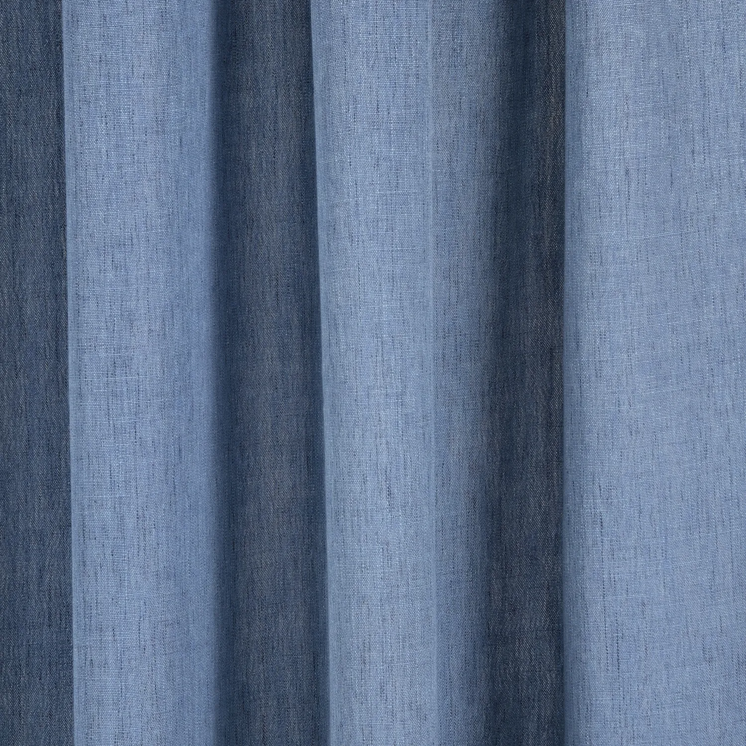Gordijnen - Linnen gordijnen Melania (donkerblauw)