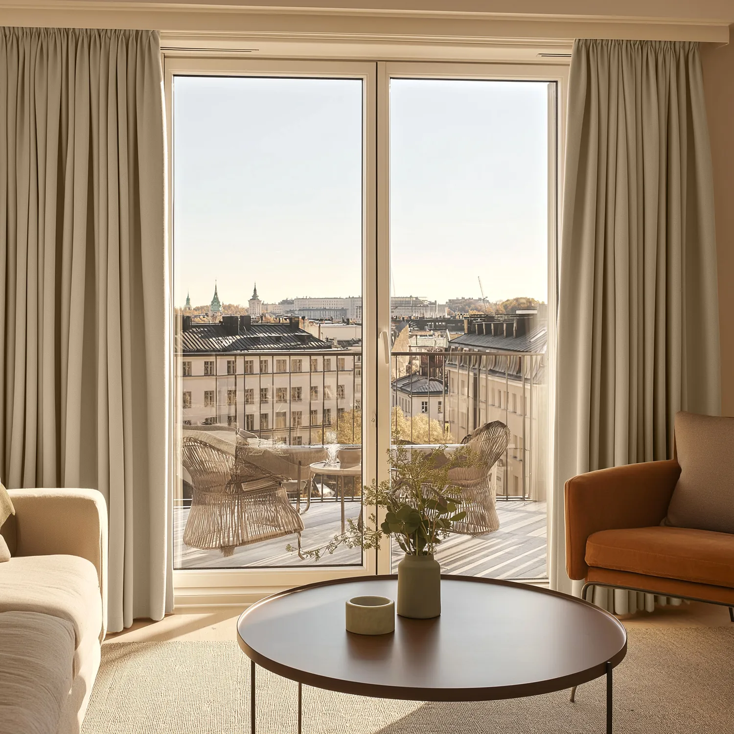 Gordijnen - Verduisteringsgordijnen Octavia (beige)