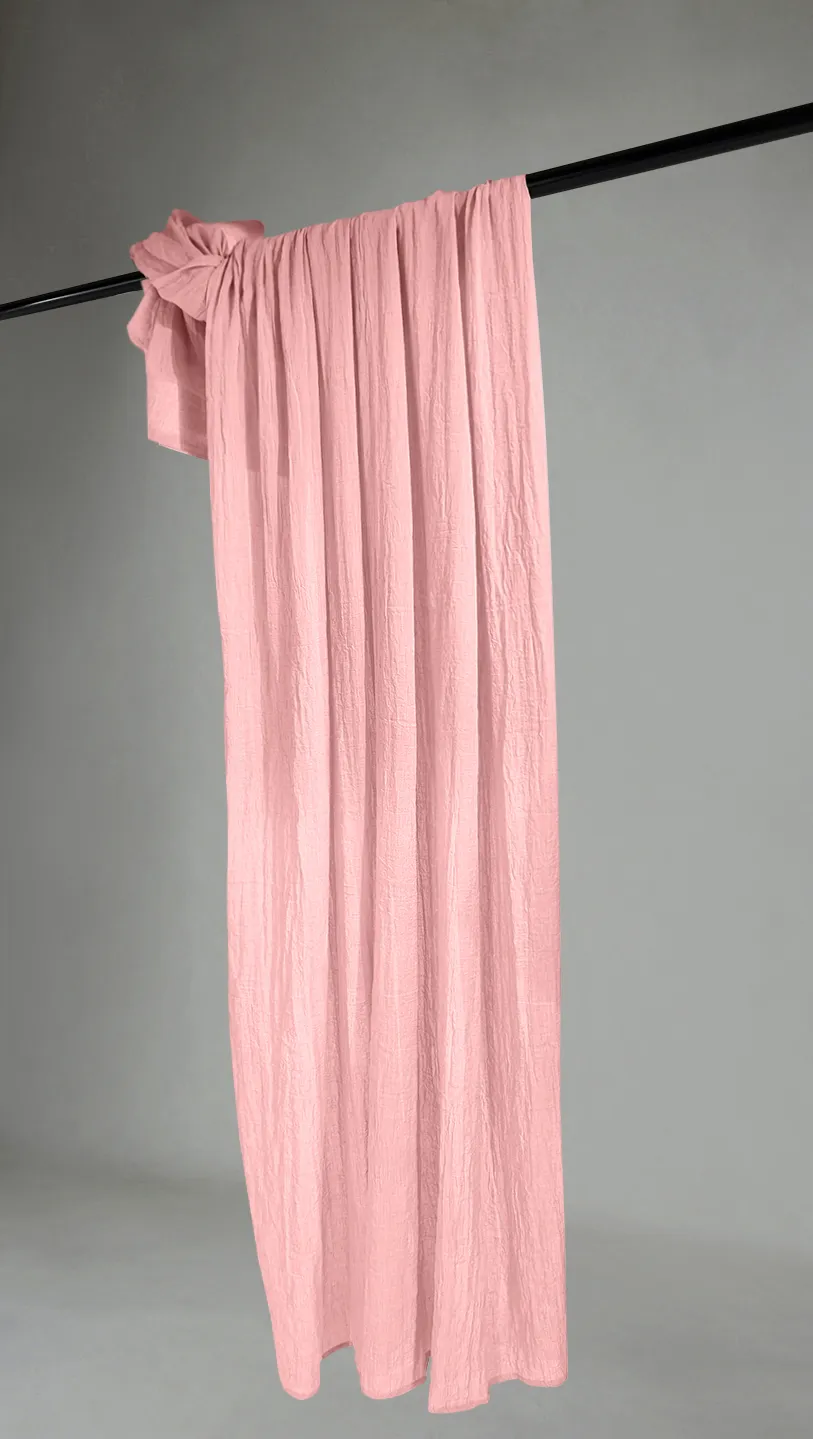 Gordijnen - Kantengordijn Hilma (roze)