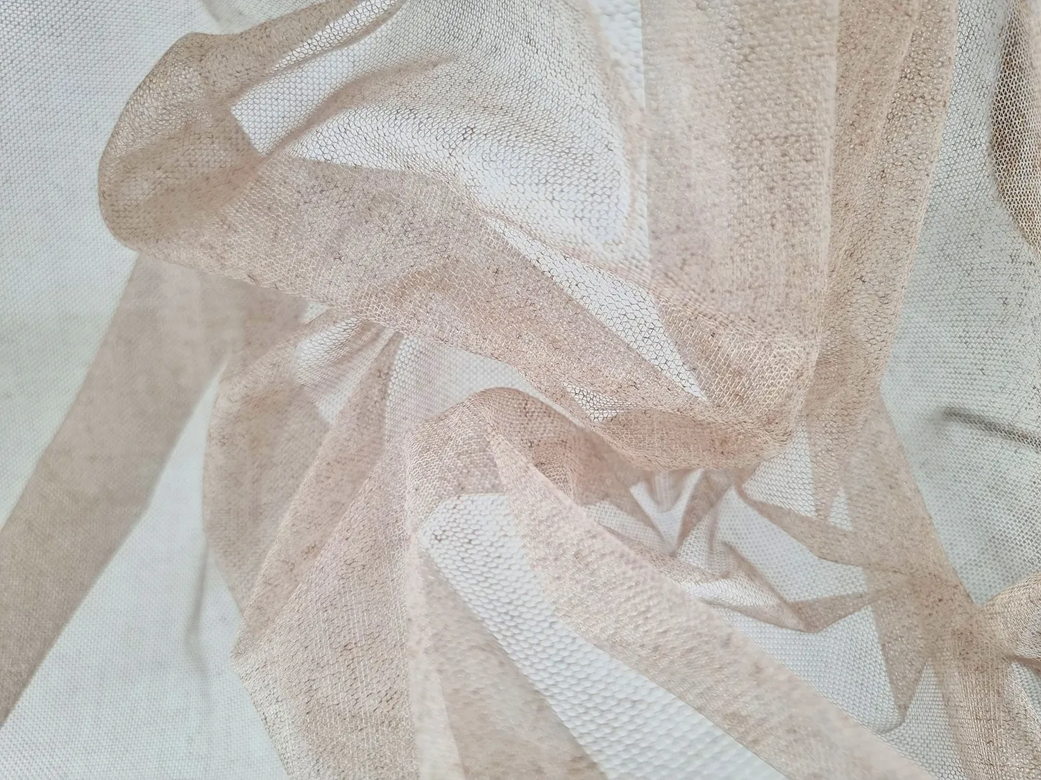 Gordijnen - Kanten gordijnen Nilah (beige)