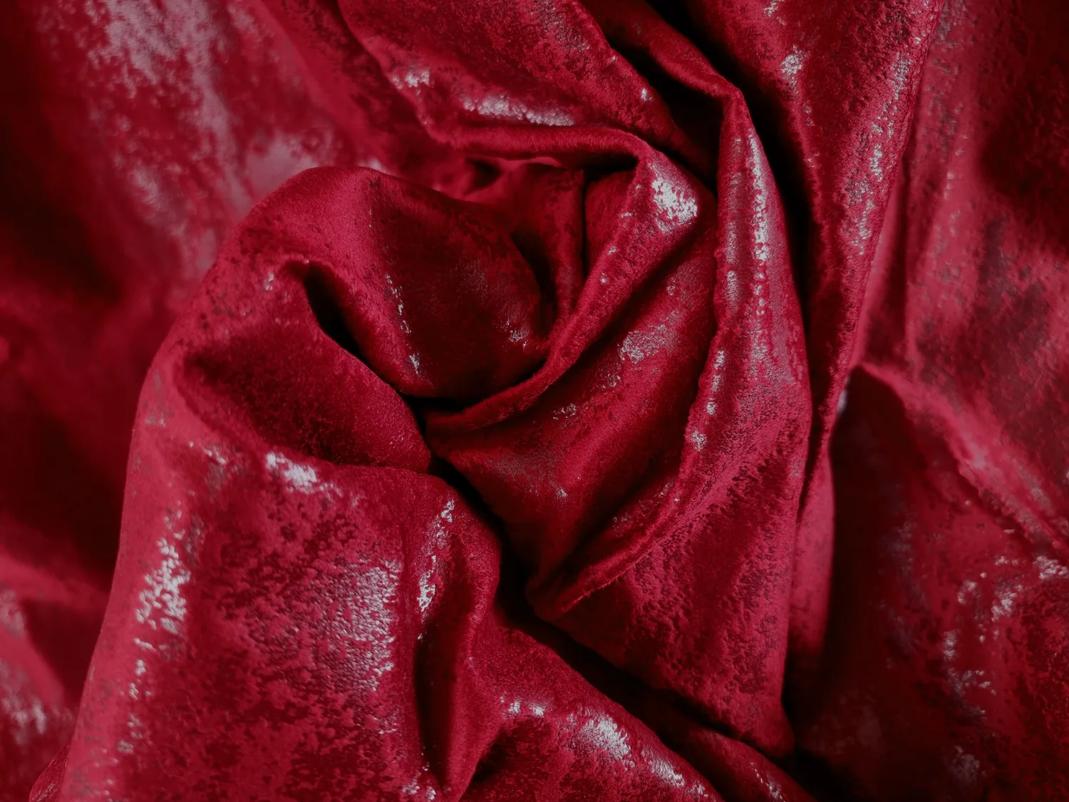 Gordijnen - Fluwelen gordijnen Ofelia (rood)