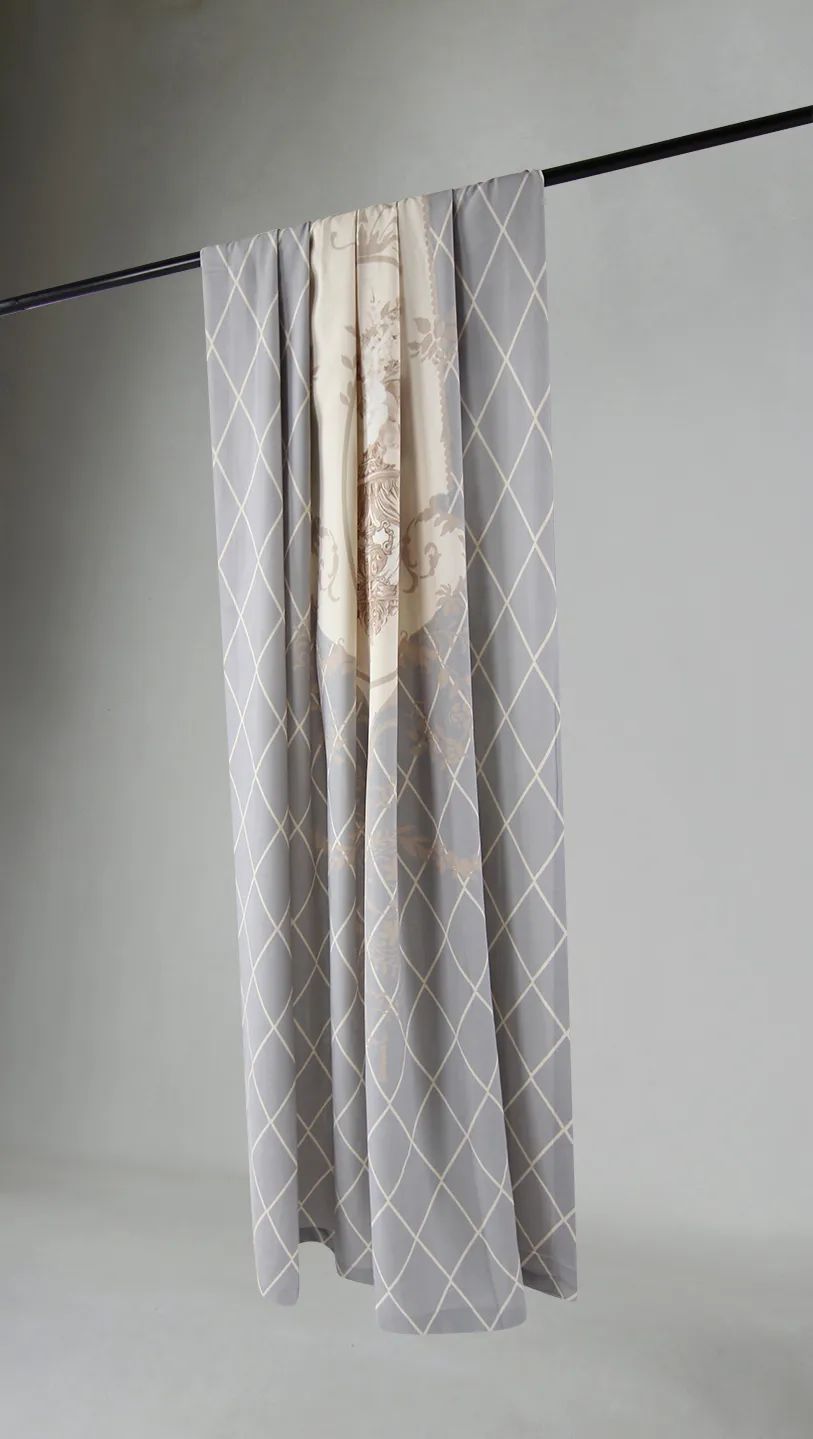 Gordijn - Eugene (lichtblauw)