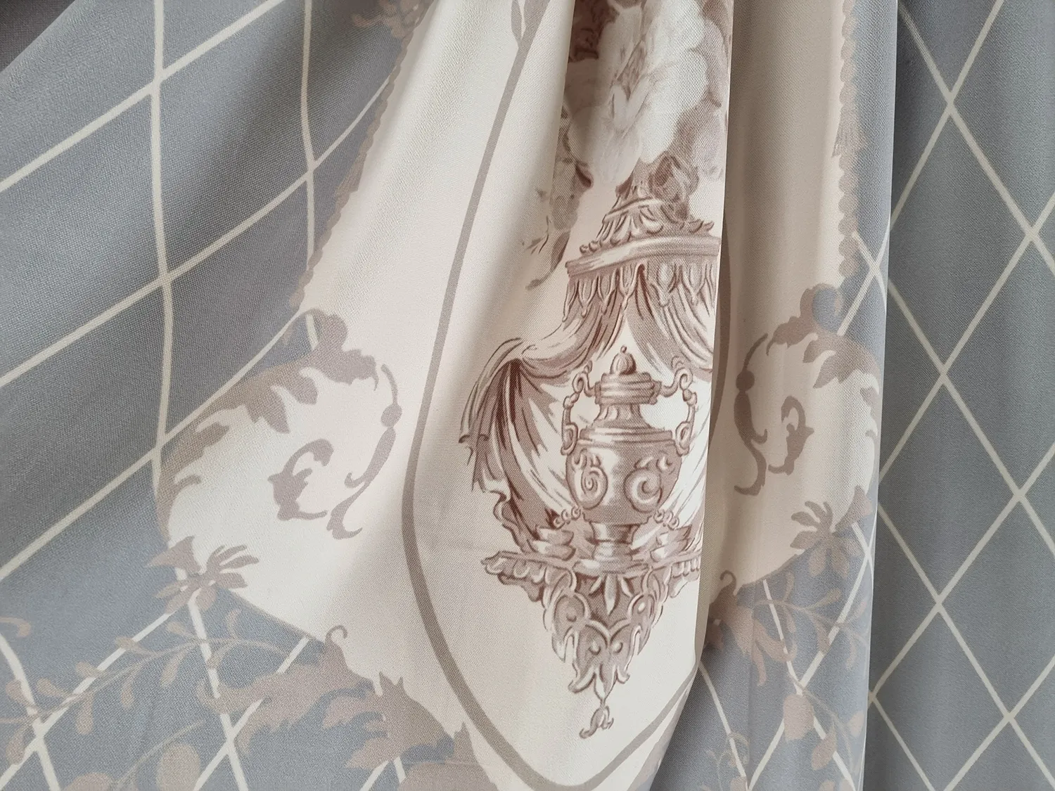 Gordijn - Eugene (lichtblauw)