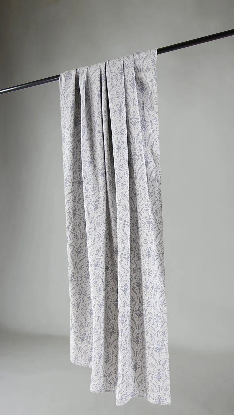 Gordijnen - Katoenen gordijn Helmi (blauw)