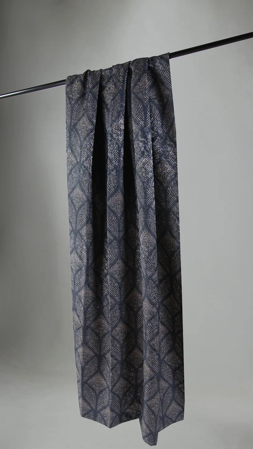 Gordijn - Della (blauw)