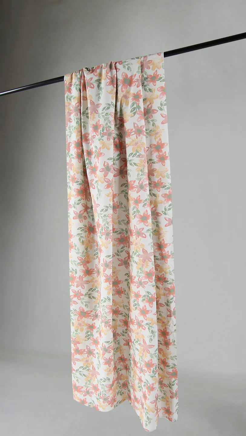 Gordijnen - Katoenen gordijn Petite (roze)