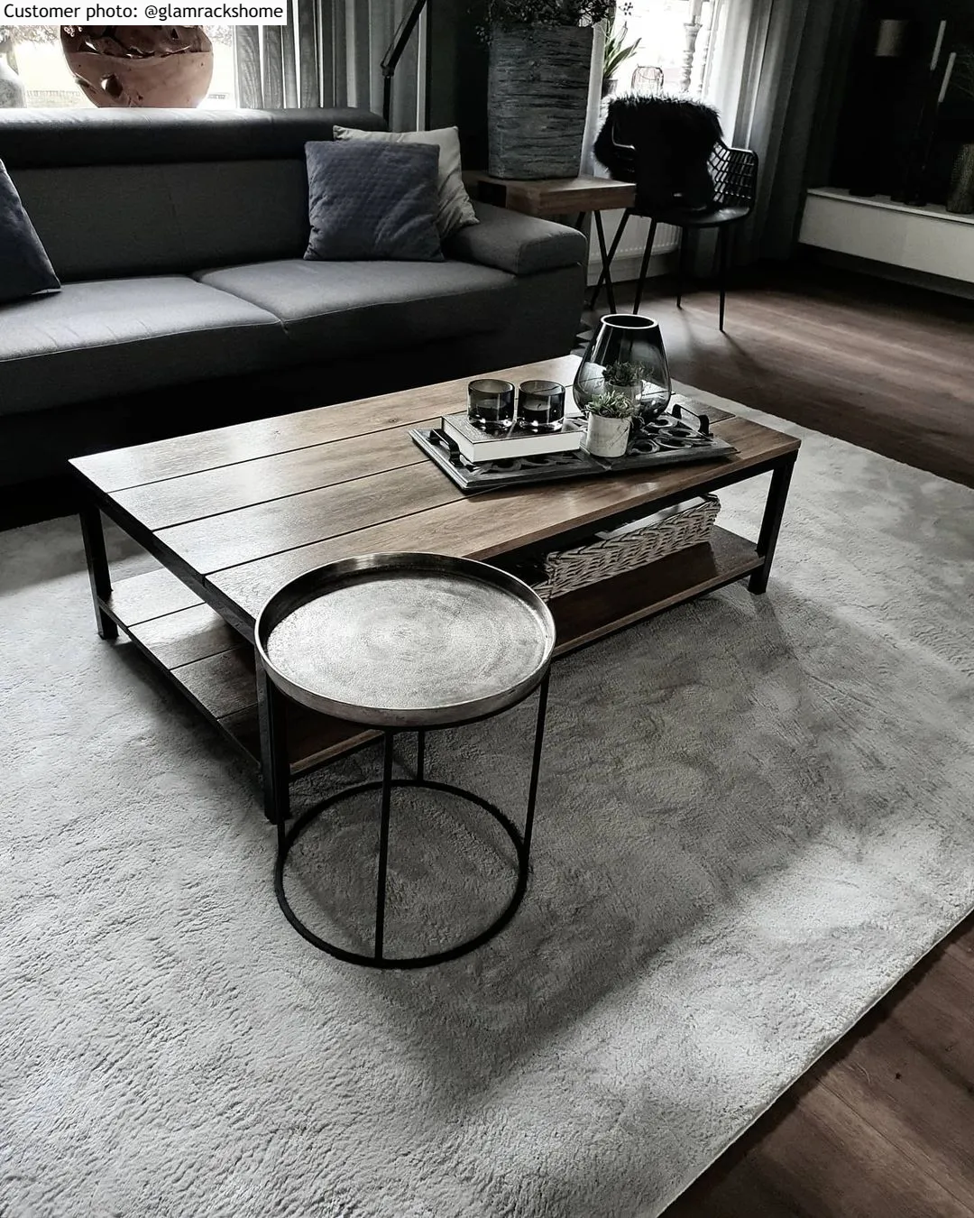 Hoogpolig vloerkleed - Aranga Super Soft Fur (grijs)