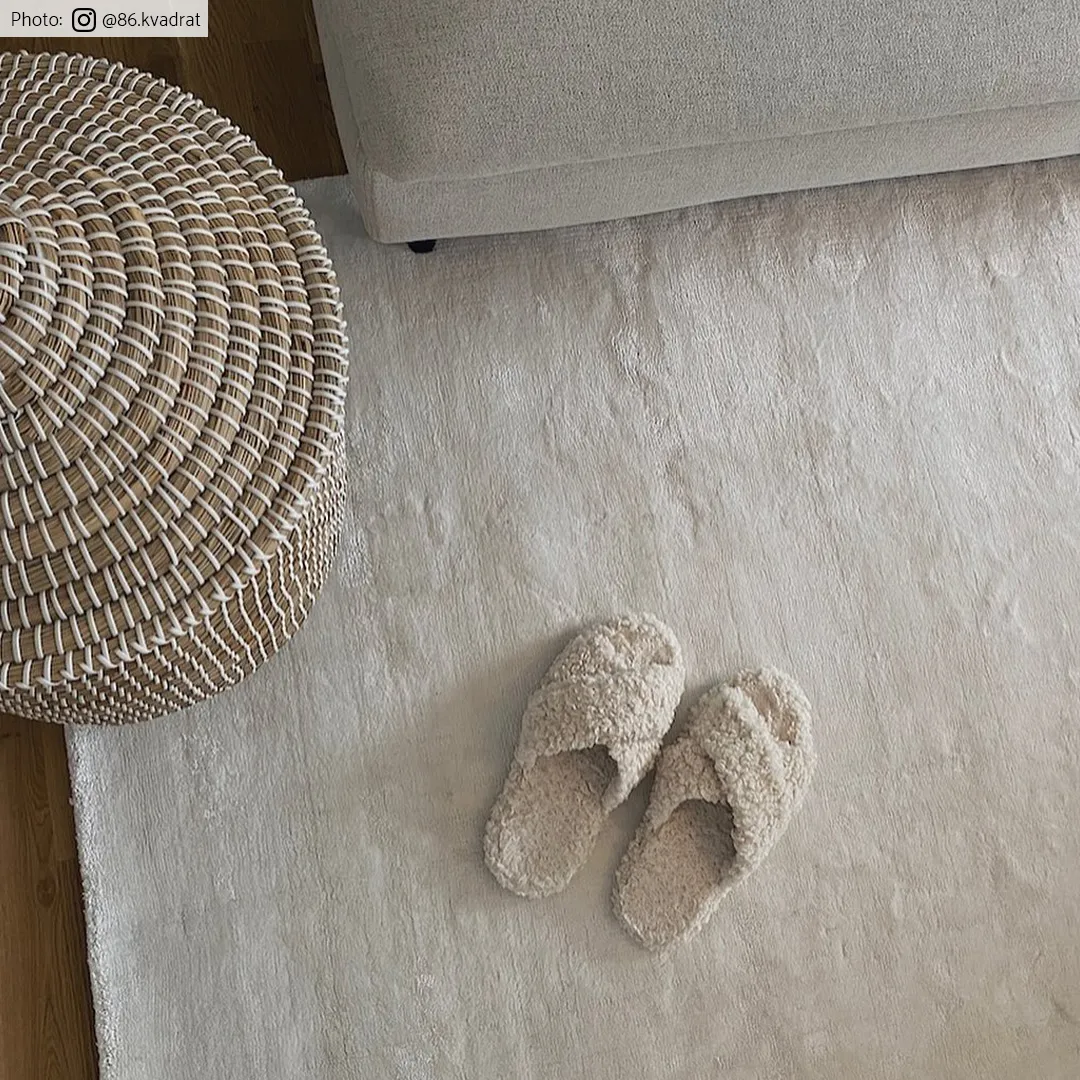 Viscose-vloerkleed - Jodhpur Special Luxury Edition (offwhite)