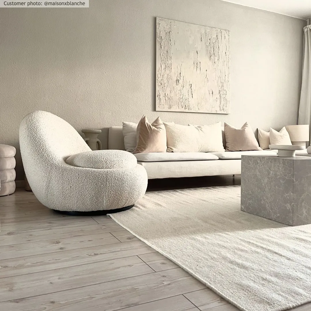 Wollen-vloerkleed - Hamilton (wit)