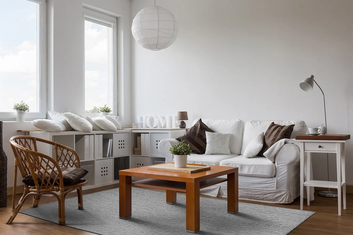 Vloerkleden voor binnen en buiten - Hayden (grijs)