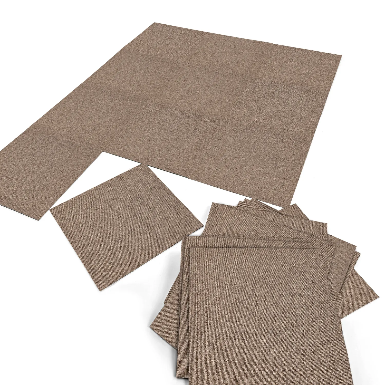 Vloerbedekking - Almeria Tapijttegels 24 st. (bruin)